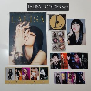 پکیج آلبوم LALISA از لیسا بلک پینک | ورژن GOLD