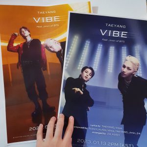 پکیج 2 عددی پوستر A3 جیمین و ته یانگ | jimin & Taeyang