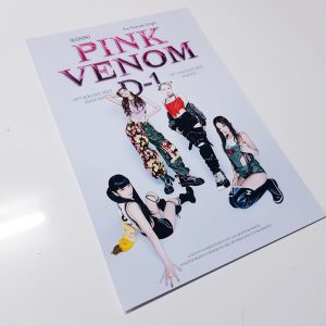 پوستر A5 موزیک ویدیو Pink Venom بلک پینک